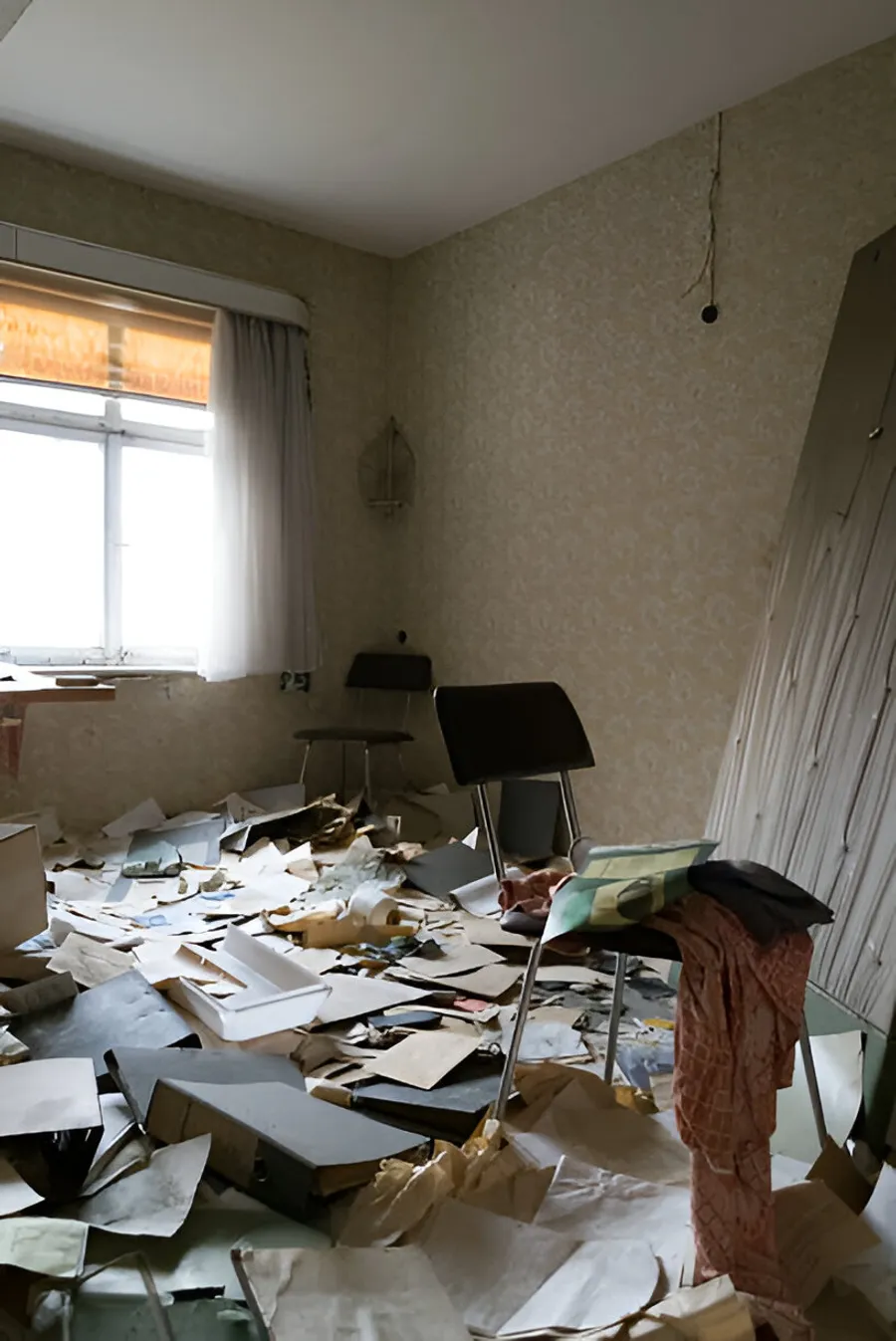 Bureaux vidés après intervention